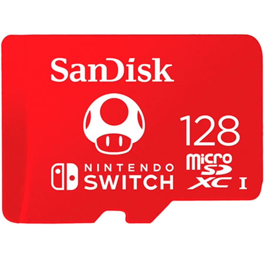 SanDisk Nintendo Switch microSD - 100MB/s - 128GB - Mario edition