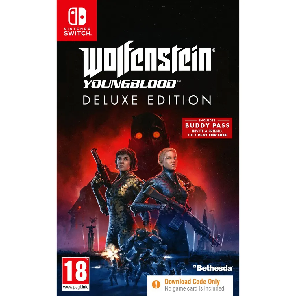 Wolfenstein: Youngblood - Deluxe Edition (Code in a Box) (Switch)