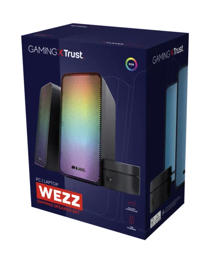 Trust GXT 611 Wezz RGB Høyttalere