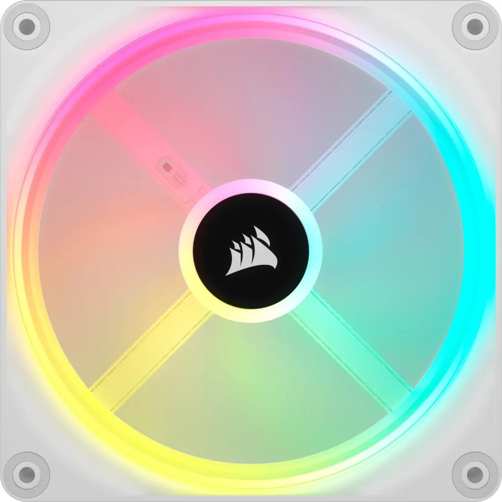 Corsair iCUE LINK QX140 RGB 140mm Vifte - Hvit