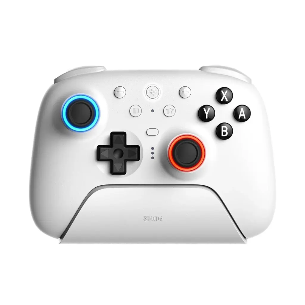 8BitDo Ultimate 2 Bluetooth Controller til Nintendo Switch / Nintendo Switch 2 / PC - hvid