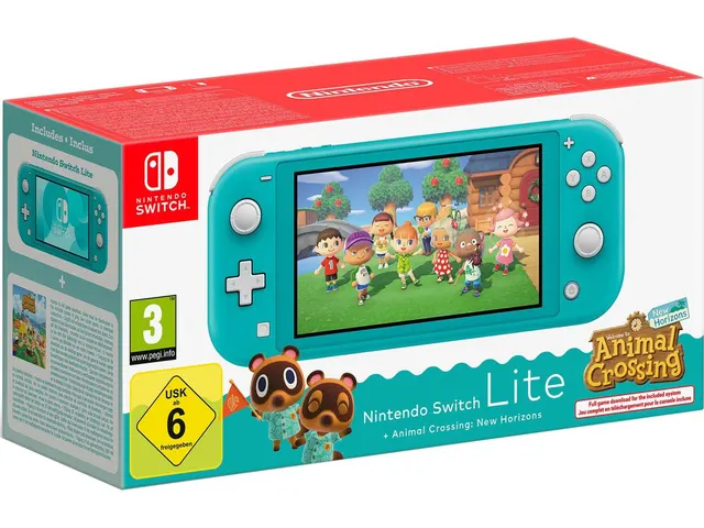 Nintendo Switch Lite Turquoise inkl. Animal Crossing