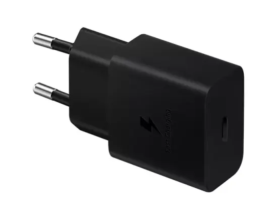 Samsung USB-C Hurtiglader, 15W - Svart