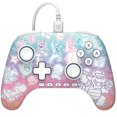 PowerA Advantage kontroller Nintento Switch 2 Mushroom Kingdom