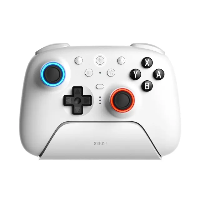 8BitDo Ultimate 2 Bluetooth Controller til Nintendo Switch / Nintendo Switch 2 / PC - hvid